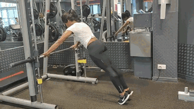 Incline Push-Up on Bar